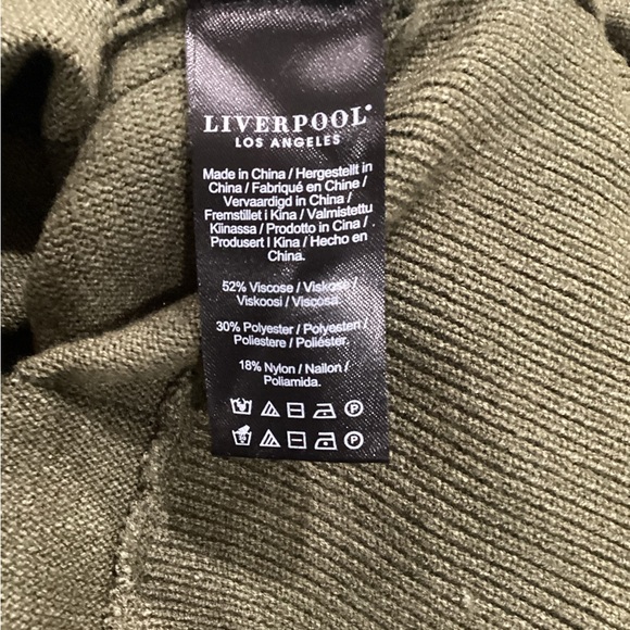 Liverpool Los Angeles Women's Boatneck Dolman Myrtle Heather Green Sweater Top - Picture 5 of 6